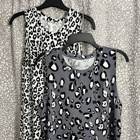 Leopard Print Tank Tops - Lot of 2 - Picture 8 of 13